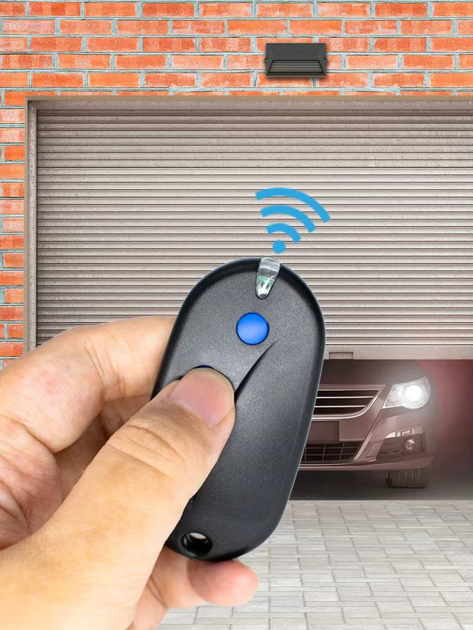 SEAV 433MHz Rolling-Code-Fernbedienung für Garagentore, kompatibel mit SEAV BE HAPPY RS1 RS2 RS3 SMART RS2 RS4, Farbe: Schwarz - Bild 6