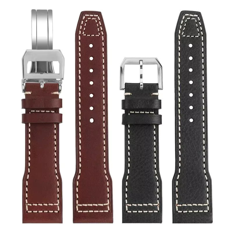 Uhrenarmband Rindsleder, Faltschließe, 20mm, 21/22mm, Unisex - Bild 2