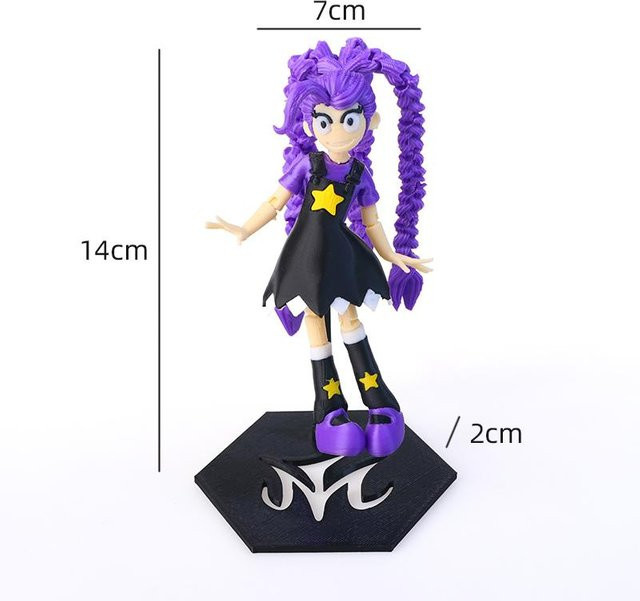 Lily 3D-gedrucktes Modell, Gelenkpuppe, lila, ab 14 Jahren - Bild 1