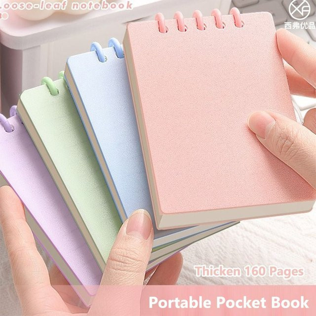 A7 Taschennotizbuch mit Softcover und 80 Blatt linierten Papierseiten - Bild 1