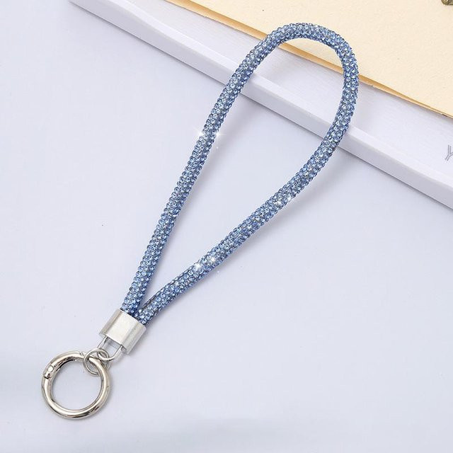 Nue Living Handy-Kristall-Handschlaufe, Strass, himmelblau, Unisex - Bild 1