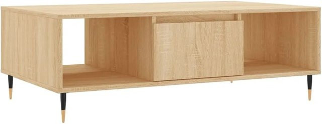 vidaXL Couchtisch Sonoma-Eiche in Beige aus Holzwerkstoff, B/T/H: 104 x 60 x 35 cm - Bild 1