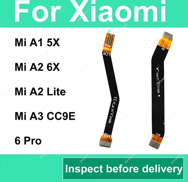 Xiaomi Redmi Mi A1 A2 Lite A3 CC9E 5X 6X 6 Pro LCD Motherboard Flexkabel Hauptplatine Ersatzteil in Schwarz - Bild 1