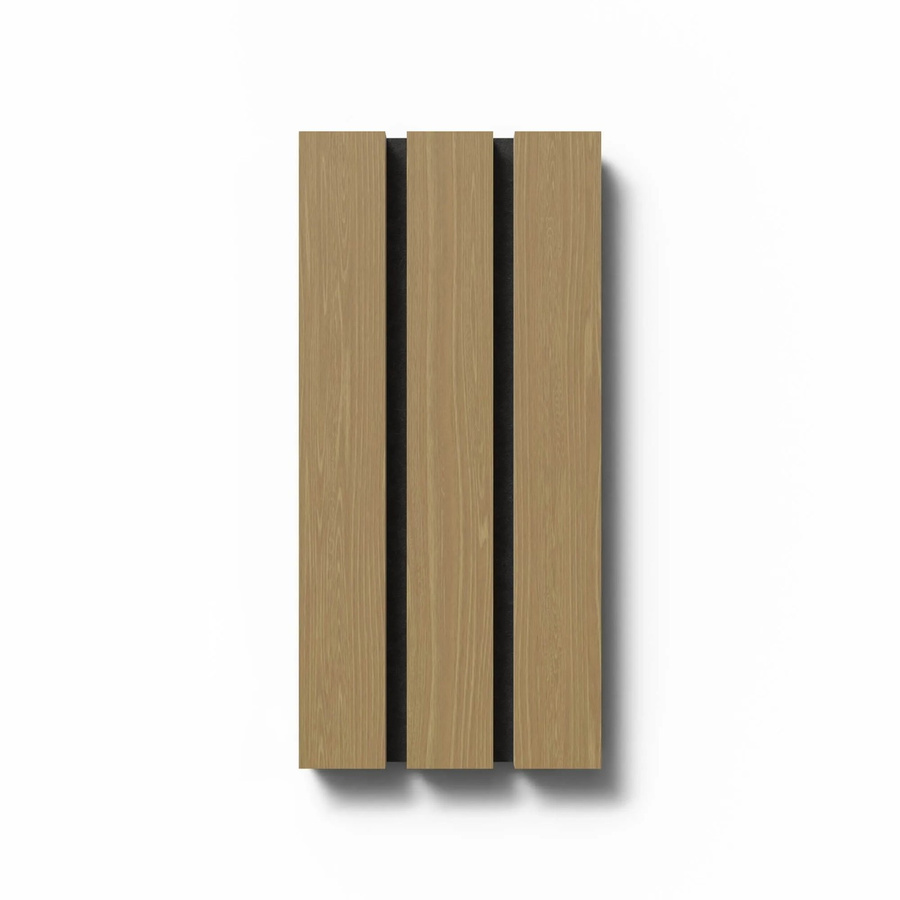 Denpanels Akustikpaneel Muster Brandhemmend Eiche Schwarz Filz B: 29,5 cm, H: 15 cm, T: 4 cm - Bild 2