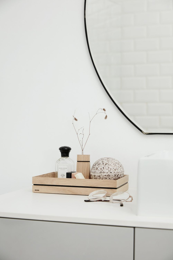Moebe Organiser in Beige mit mehreren Fächern aus Holz - Bild 2