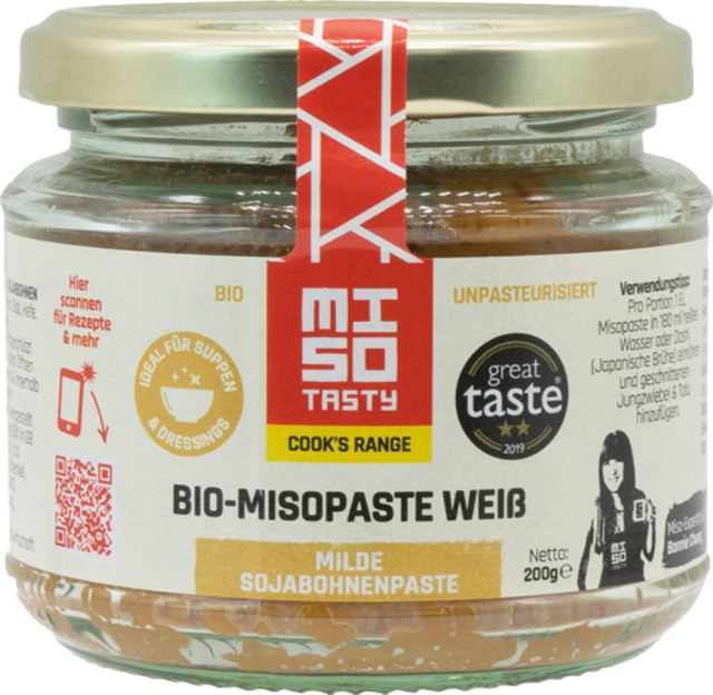 MISO Tasty Misopaste weiss Bio mild 200 g - Bild 1