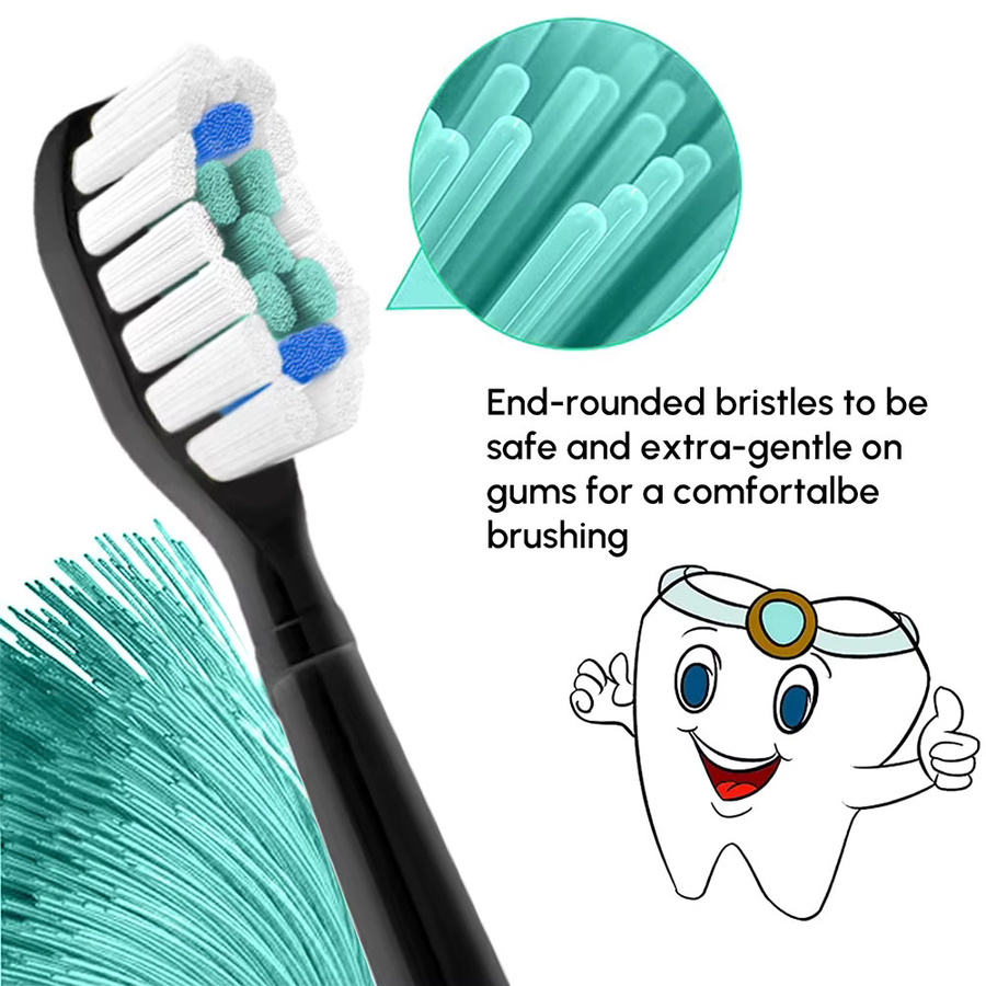 Philips Ersatz-Zahnbürstenköpfe, kompatibel mit Sonicare Diamond, weiß - Bild 2