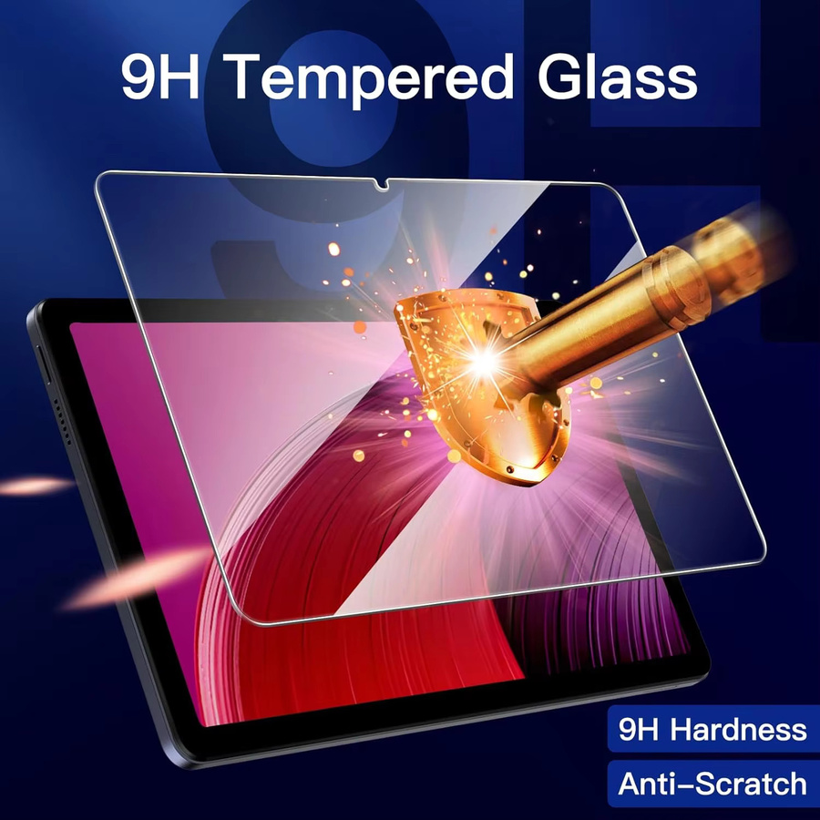 DOOGEE Tab E3 Pro (13") Displayschutzfolie aus gehärtetem Glas, 9H kratzfest, transparent, HD klar und blasenfrei - Bild 2