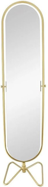 Asatu Standspiegel mit Füßen in Goldfarben, Breite: 45 cm, Höhe: 171 cm - Bild 1