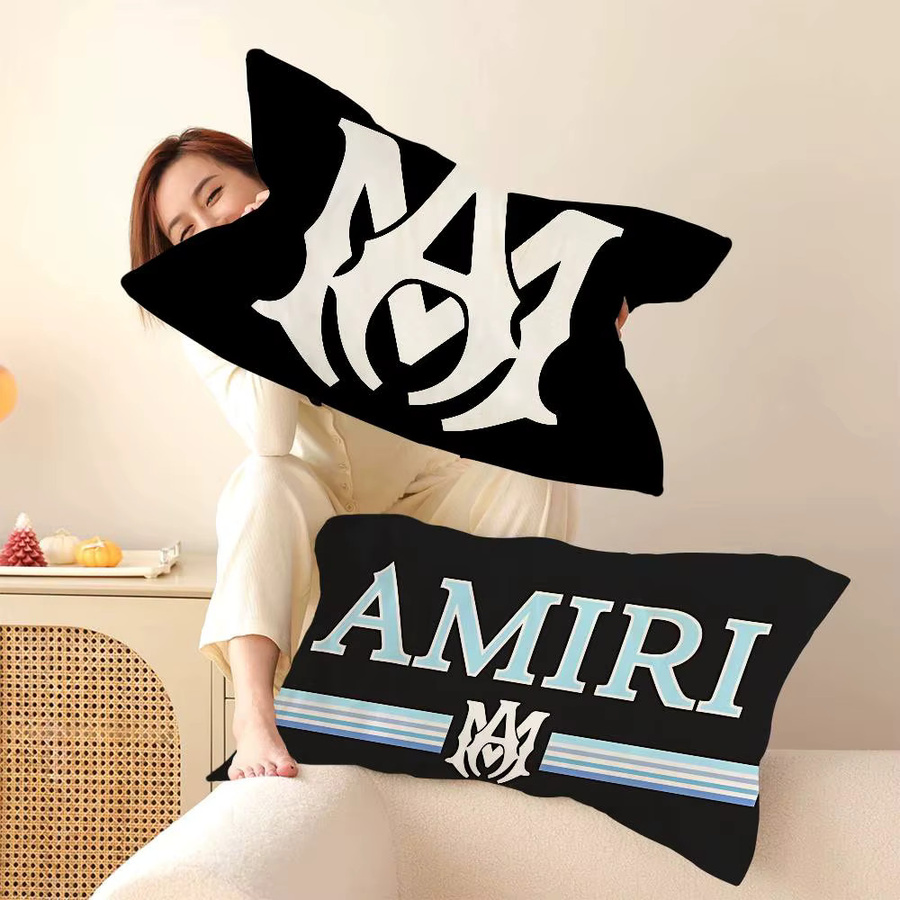 A-Amiri Schnelltrocknende Kissenauflage aus Polyester in Schwarz, Rechteckig - Bild 5