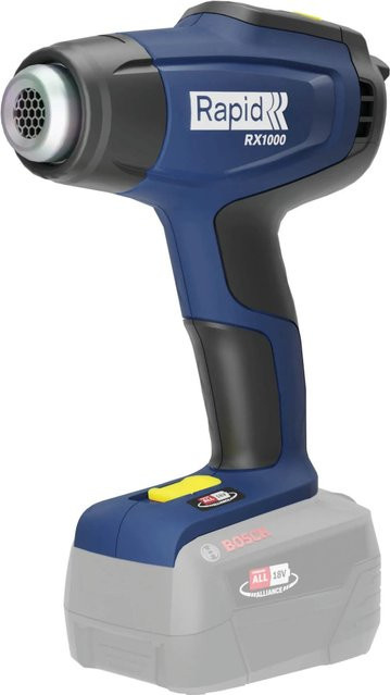 Rapid Akku-Heißluftpistole RX1000 18 V in Blau mit LCD-Anzeige und Luftmengeneinstellung bis 550°C - Bild 1