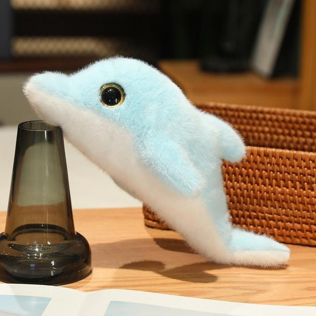 Yiran toy Meeres Tier Plüschtier, Blau - Bild 1