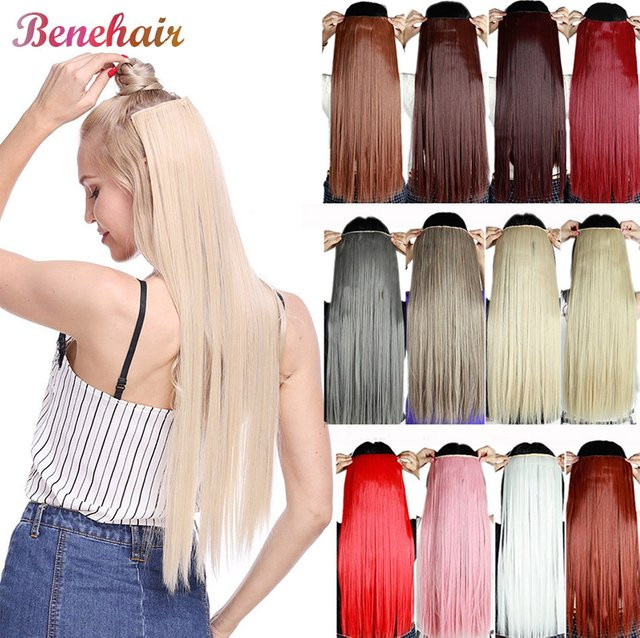 BENEHAIR Synthetische Clip-in-Haarverlängerung, Damen - Bild 1