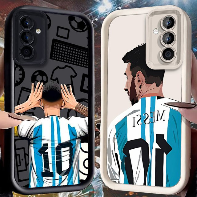 M-Messis Jersey Print Handyhülle für Samsung Galaxy A-Serie (A37 A36 A35 A34 A33 A32 A26 A24 A23 A17 A16 A15 A14 A13 A12 4G/5G A07 A06) in Multicolour - Bild 1