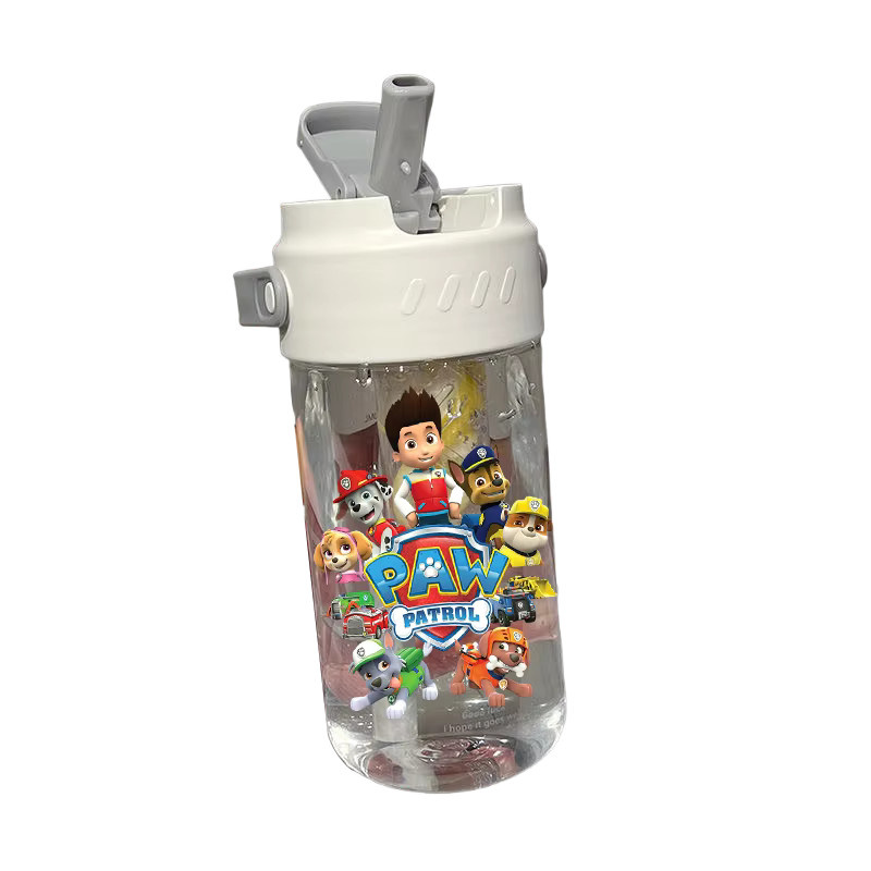 TAKARA TOMY PAW Patrol Chase Skye Tragbarer Milchteebecher mit Strohhalm - Bild 2