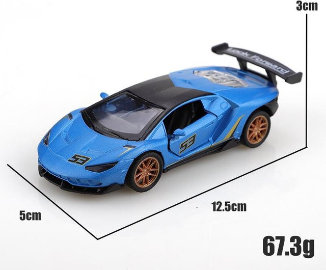 Linyi toy car Svj Racing Track Pull-Back Auto, Legierung, 1:36, ab 3 Jahre - Bild 1