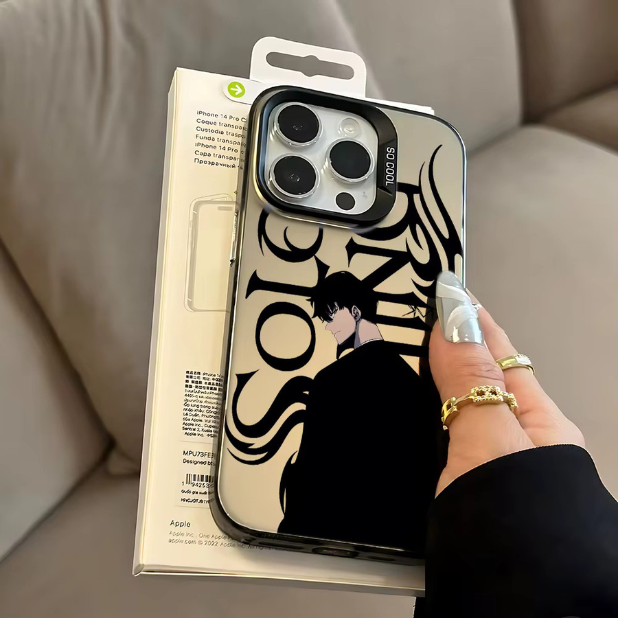 Sturzsichere S-Solo Leveling Anime Handyhülle für iPhone Modelle in Multicolour von Potdemiel - Bild 3