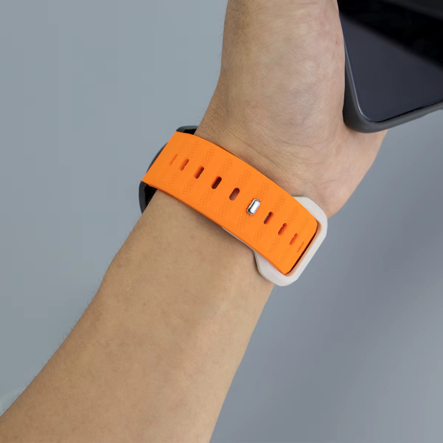 OAKCHARM Uhrenarmband Silikon, orange, Redmi Watch 5 Lite, Redmi Watch 5 - Bild 3