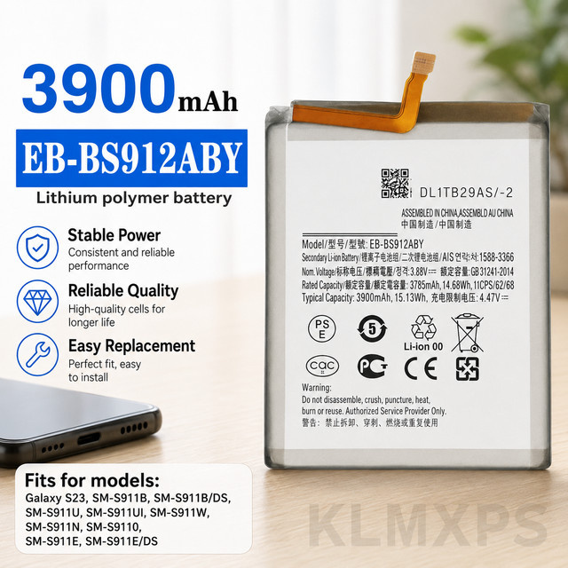 Samsung Ersatzakku EB-BS912ABY EB-BS711ABY für Galaxy S23, S23 Plus, S23 Ultra 5G und S23 FE - Bild 1