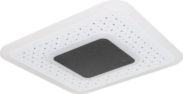 Globo LED-Deckenleuchte Gisell quadratisch Weiß matt B: 46 cm, T: 46 cm, H: 5,5 cm - Bild 2