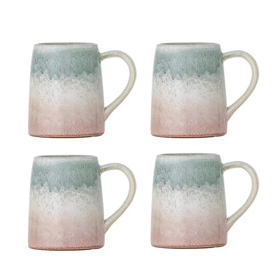 Bloomingville Becherset Winnie Rosafarben 4er Set 370 ml pro Becher - Bild 1