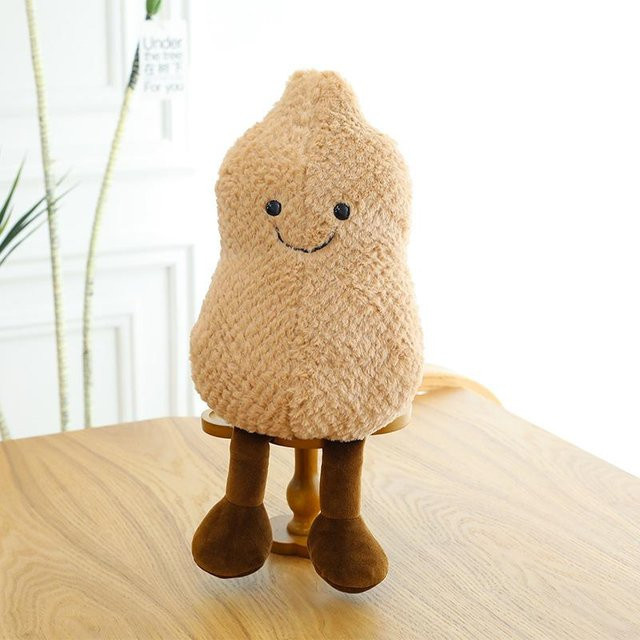 Gute Kaki Erdnuss Puppe, Plüschtier, beige - Bild 1