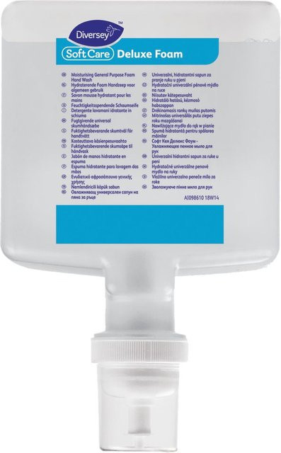 Diversey Soft Care Deluxe Foam Waschlotion, Weiß, 4 x 1300 ml - Bild 1