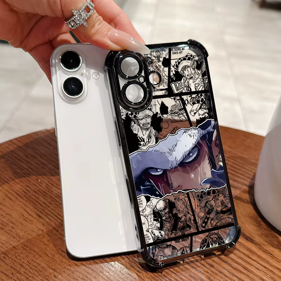 One Piece Luffy Handyhülle für iPhone 11 bis iPhone 17 Air – Sturzsicheres transparentes Softcover - Bild 3