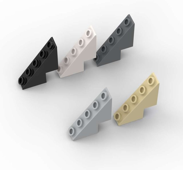 SixBricks 6044 Hang 53 3x1x3 Baustein Kit, 10-teiliges Set, Braun - Bild 1