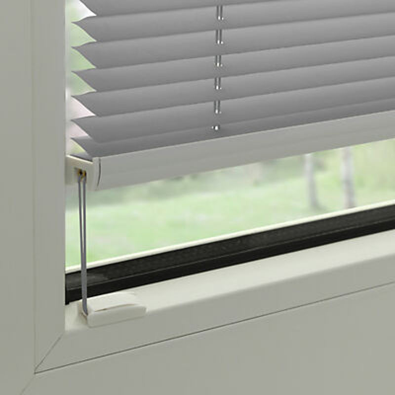Boviva Spannplissee Single Pleat in Silber, semi-transparent, Breite: 75 cm, Höhe: 130 cm - Bild 2