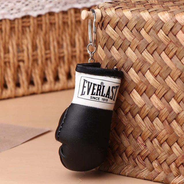 Blossoma Schlüsselanhänger Leder, Boxhandschuhe, schwarz, Unisex - Bild 1