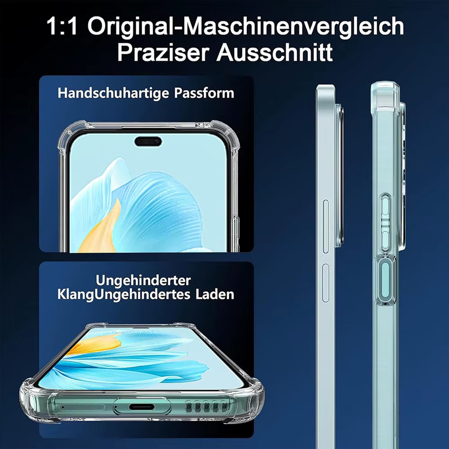 Transparente und stoßfeste Silikon-TPU Handyhülle für Honor 200, 300 Pro Ultra und Honor 200 Smart Lite - Bild 2