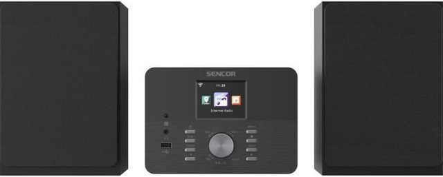 Sencor Micro-Hi-Fi-Anlage SMC 5100WDB in Schwarz mit 50 W, CD/MP3, Internetradio, DAB+, Wi-Fi und Bluetooth - Bild 1
