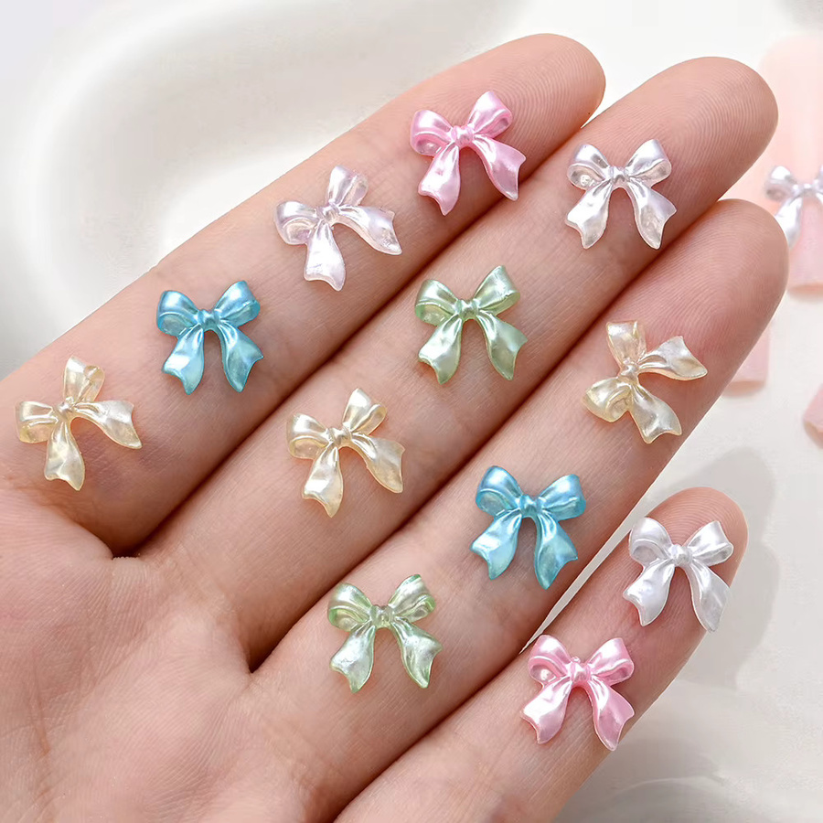 MAFANAILS Nagelkunst-Charms, 100 Stück, Satin, Bowknot - Bild 3