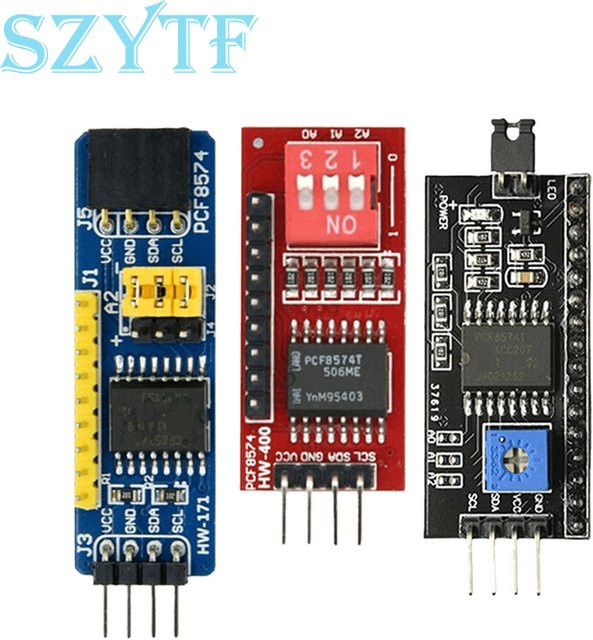 PCF8574 I2C IIC TWI SPI LCD Adapter Modul für LCD1602 und LCD2004 Schnittstellenplatine von SZYTF - Bild 1