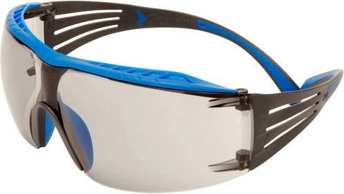 3M SecureFit SF407XSGAF-BLU Schutzbrille mit Antibeschlag-Schutz in Blau und Grau - Bild 1