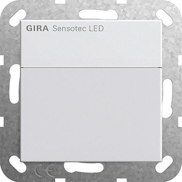 Gira Sensotec LED Mikrowellen-Bewegungsmelder für den Innenbereich, Wandmontage, weiß - Bild 1