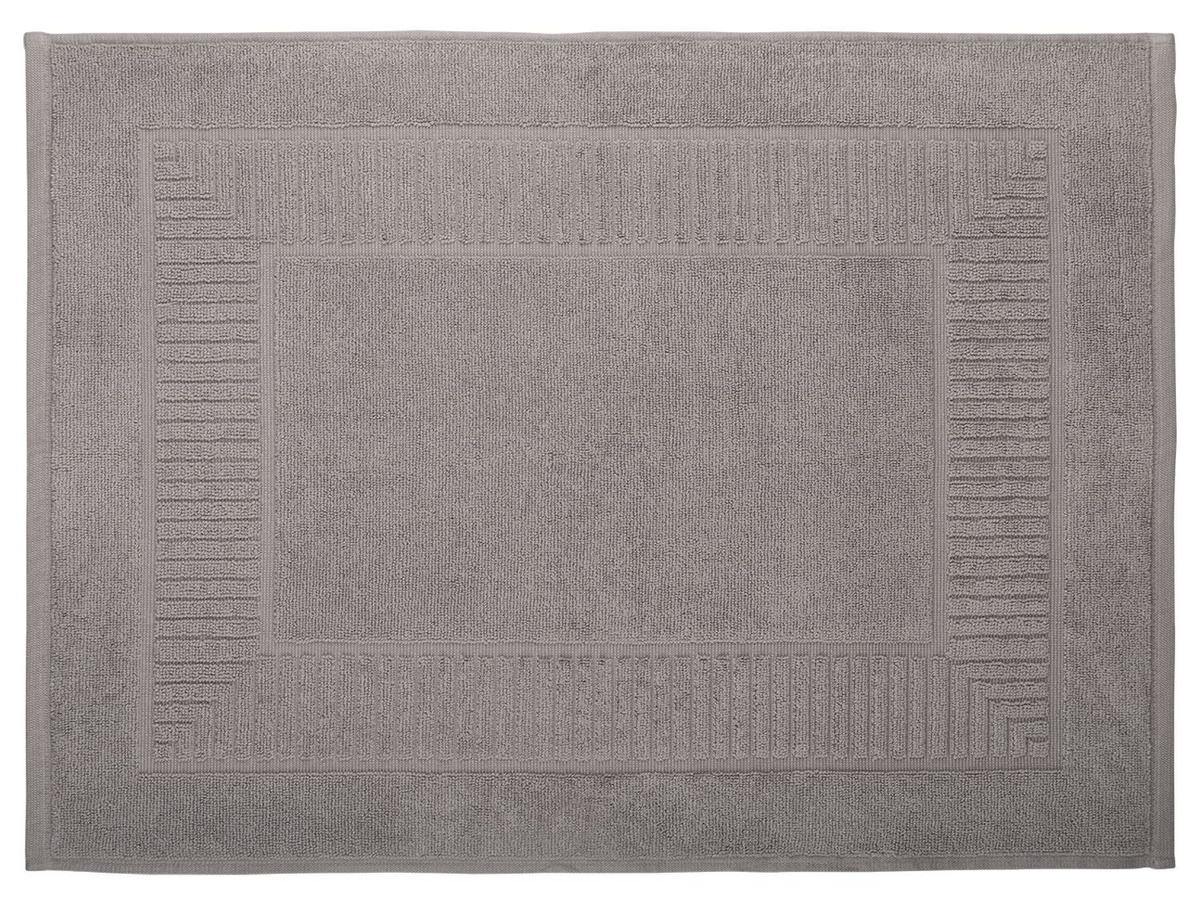 GÖZZE Badvorleger Bio aus Baumwolle in Silber, Breite: 50 cm, Tiefe: 70 cm, Höhe: 0,5 cm - Bild 2