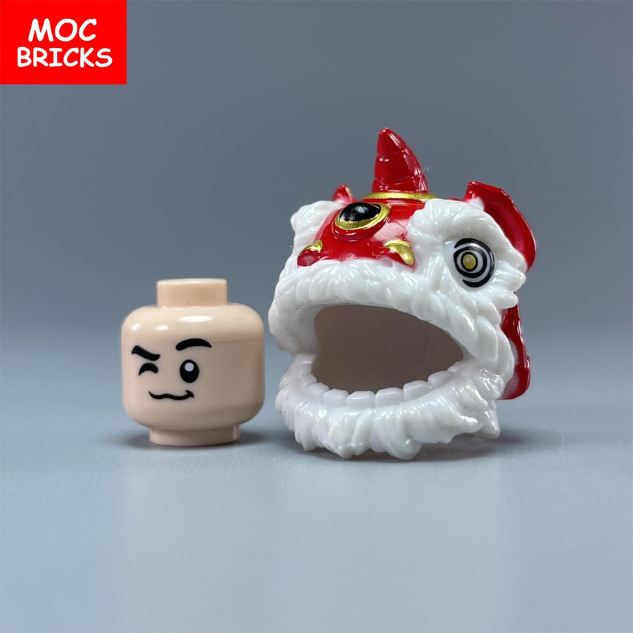 Yiran toy MOC Chinesischer Tanzlöwe Jahresfest Bausteine 6–12 Jahre - Bild 1