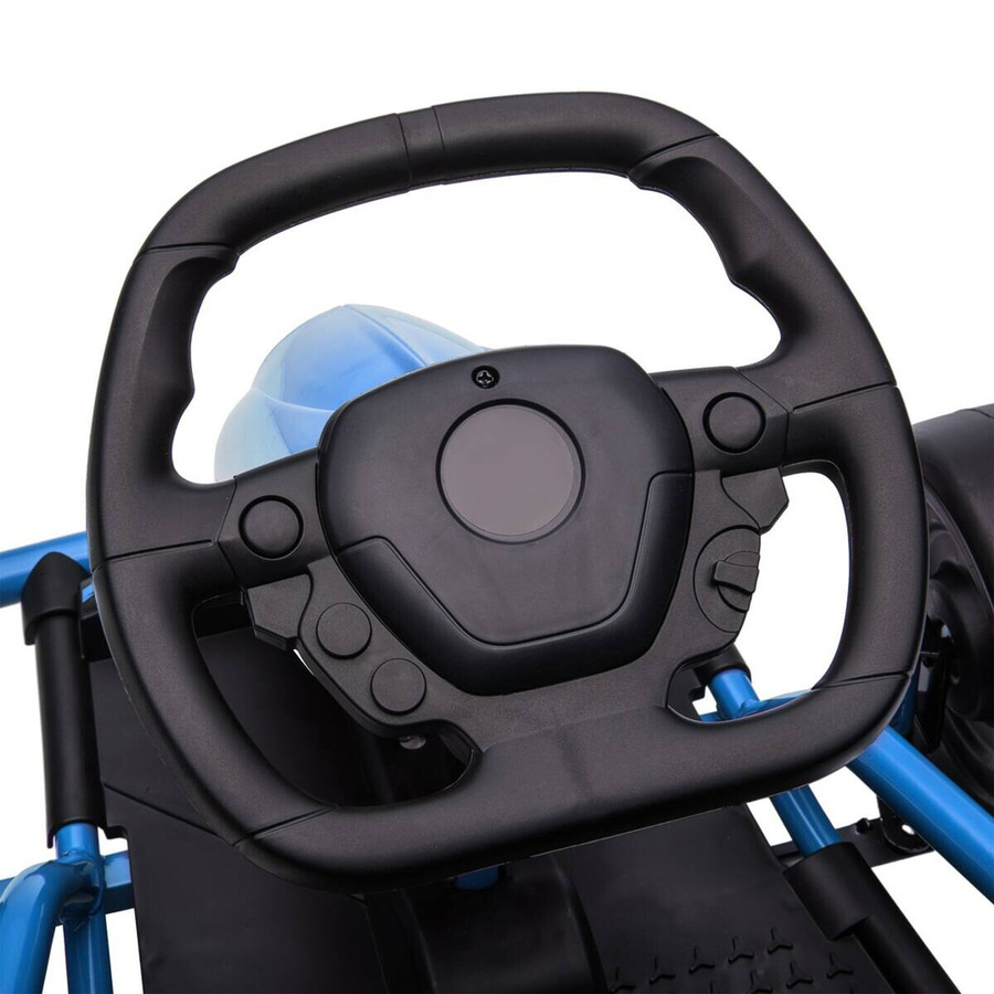 HOMCOM Kinder Elektro Gokart blau ab 8-12 Jahren - Bild 3