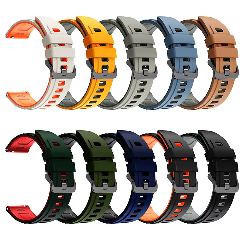 VATMENS Uhrenarmband Silikon, 22 mm, Unisex - Bild 2