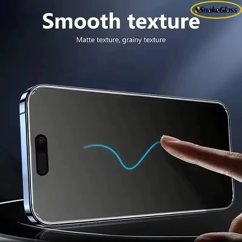 4er-Set Mattes Panzerglas für Apple iPhone als Displayschutzfolie mit Anti-Fingerabdruck-Funktion und glatter Oberfläche in Transparent - Bild 6