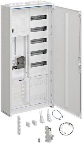 Hager ZB325C15LS Verteilerkasten Aufputz Komplettschrank in Weiß, B/T/H: 55,0 x 20,5 x 110,0 cm - Bild 1