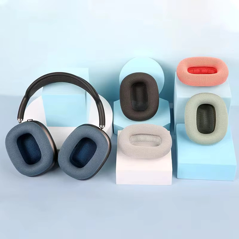 Ersatz-Ohrpolster für Apple AirPods Max Wireless-Kopfhörer aus Schaumstoff in Blau und Grau - Bild 4