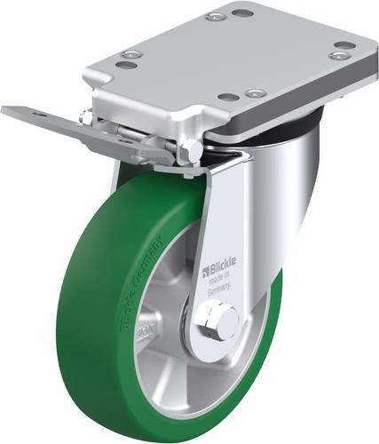 Blickle Lenkrolle LK-ALST 160K-IS mit Feststeller, Rad-Durchmesser: 16 cm, Tragfähigkeit: 580 kg - Bild 1