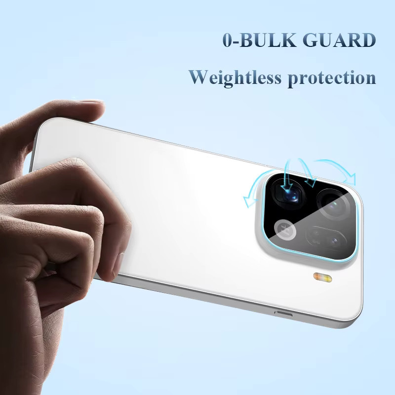 LeReach Objektivglas für OPPO Find X9 Pro Kamerafolie in Schwarz und Transparent mit Selbstpositionierung - Bild 3