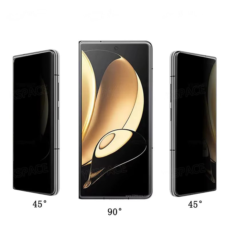 Hydrogel Sichtschutzfolie Anti-Spy Displayschutzfolie für OPPO Find N2 N3 N5 N6 und OnePlus Open in Transparent - Bild 4