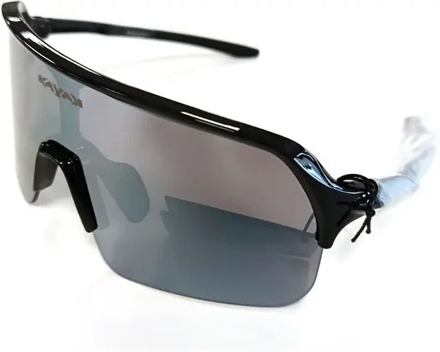 Kayak 3029 Sonnenbrille, Unisex, Vollrand, Wrap, Schwarz, Kunststoff - Bild 1