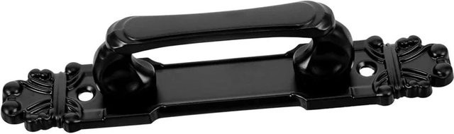 Love Home Garden Antiker Schiebetürgriff im Vintage-Stil aus Metall, Farbe Schwarz, 16,5 cm - Bild 1