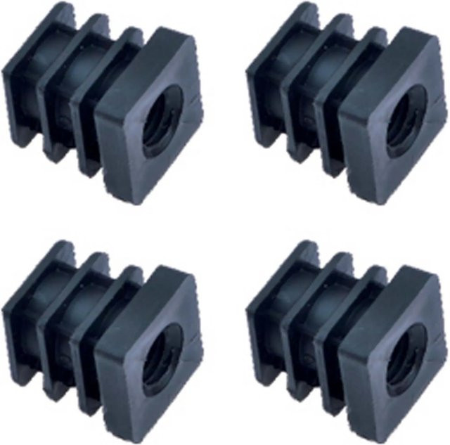 Arcansas Gewindestopfen aus PVC in Schwarz, Durchmesser: 2 cm, Höhe: 0,1 cm - Bild 1